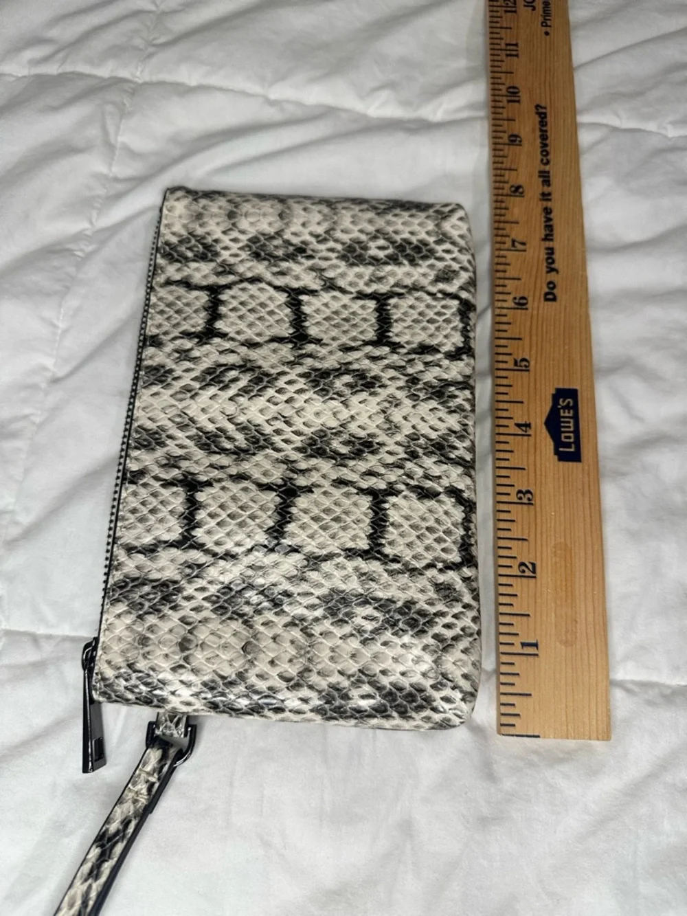 a new day black and white Wristlet Clutch Textured Edgy fashion